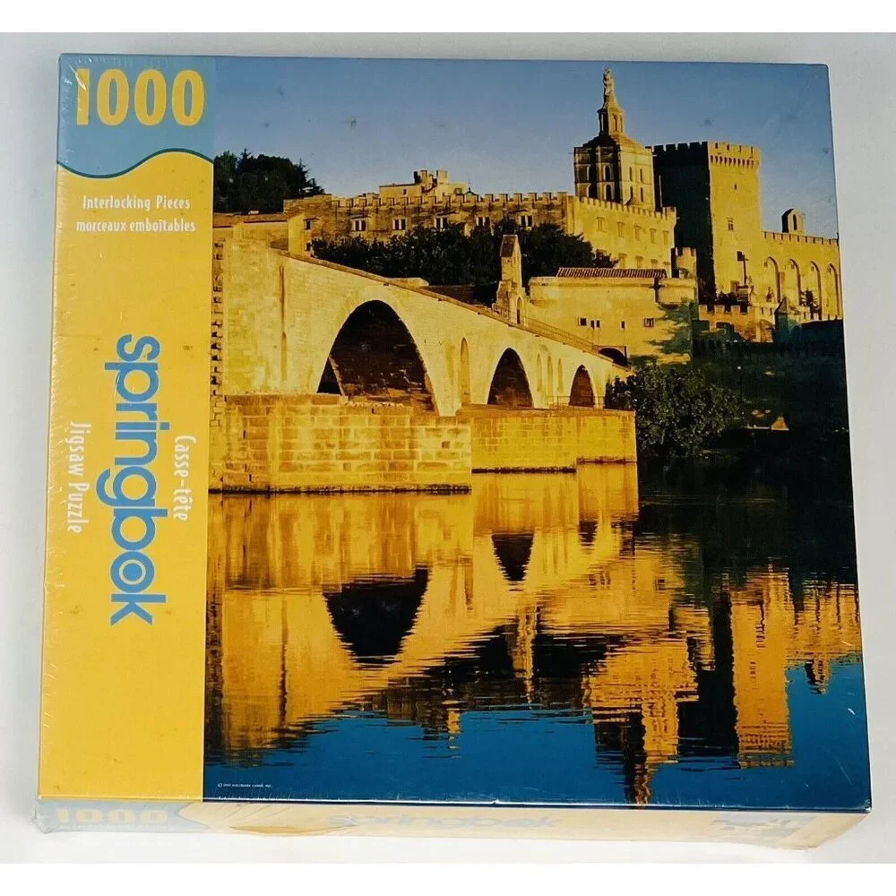 Lot 4 JIGSAW PUZZLES 1000pcs Springbok Photomosaics Puzzlebug Eurographics NIB